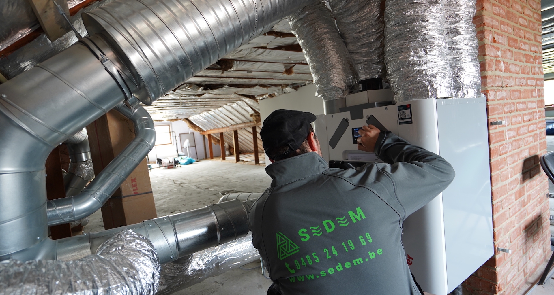 Ventilatie-installatie Deinze